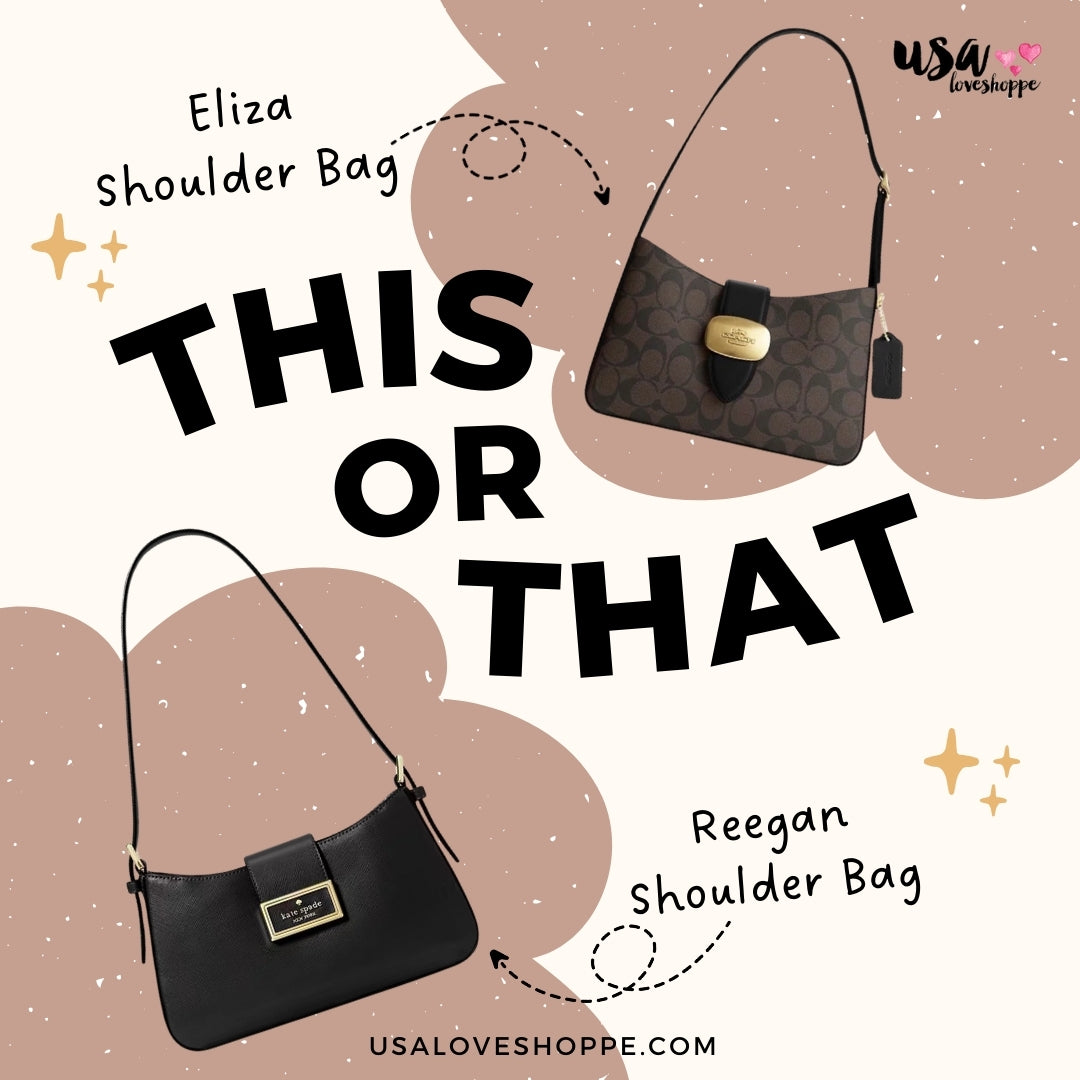 Elegant Showdown: Kate Spade Reegan Small Shoulder Bag vs. Coach Eliza Shoulder Bag