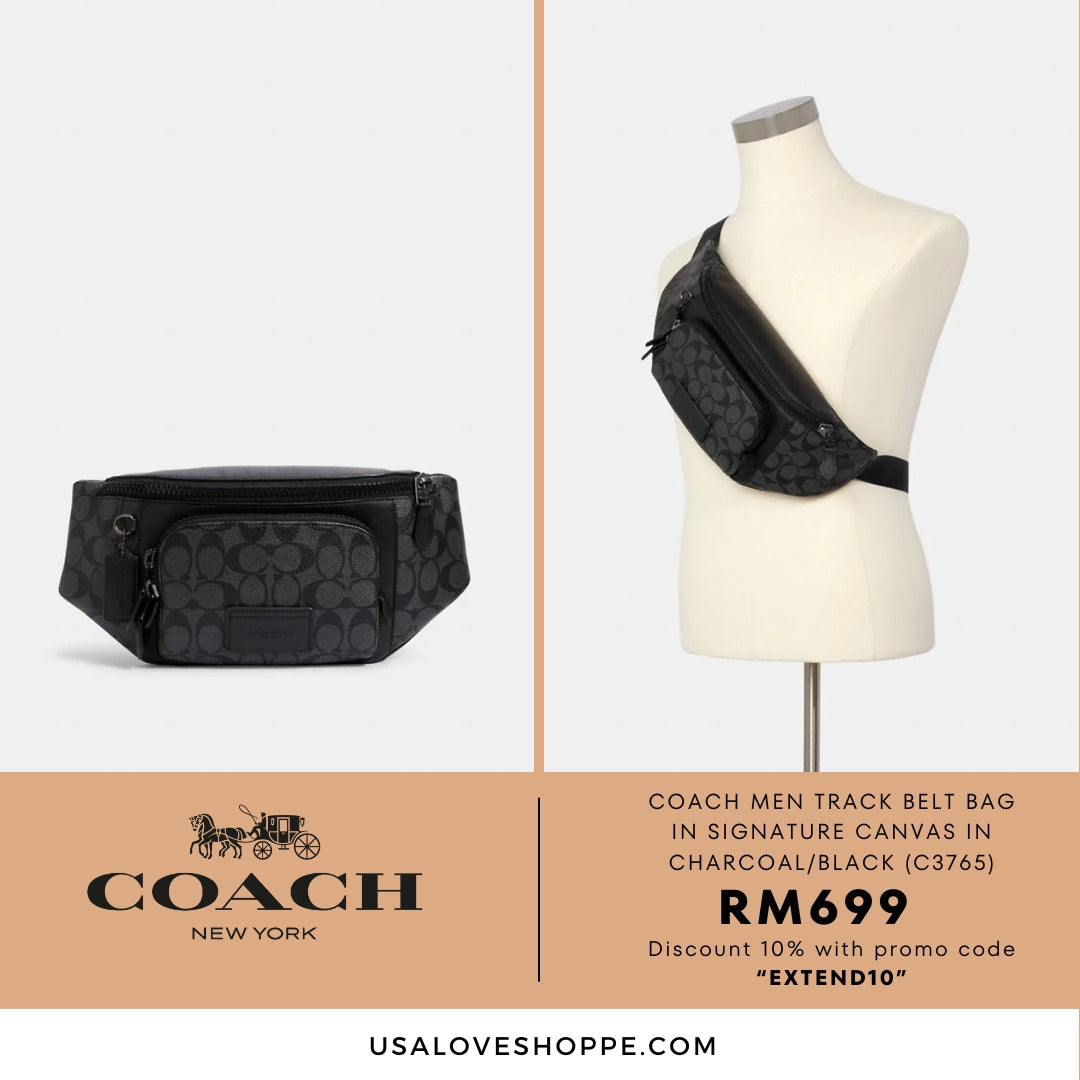 Discover the Ultimate in Style and Convenience with the COACH Men Track Belt Bag