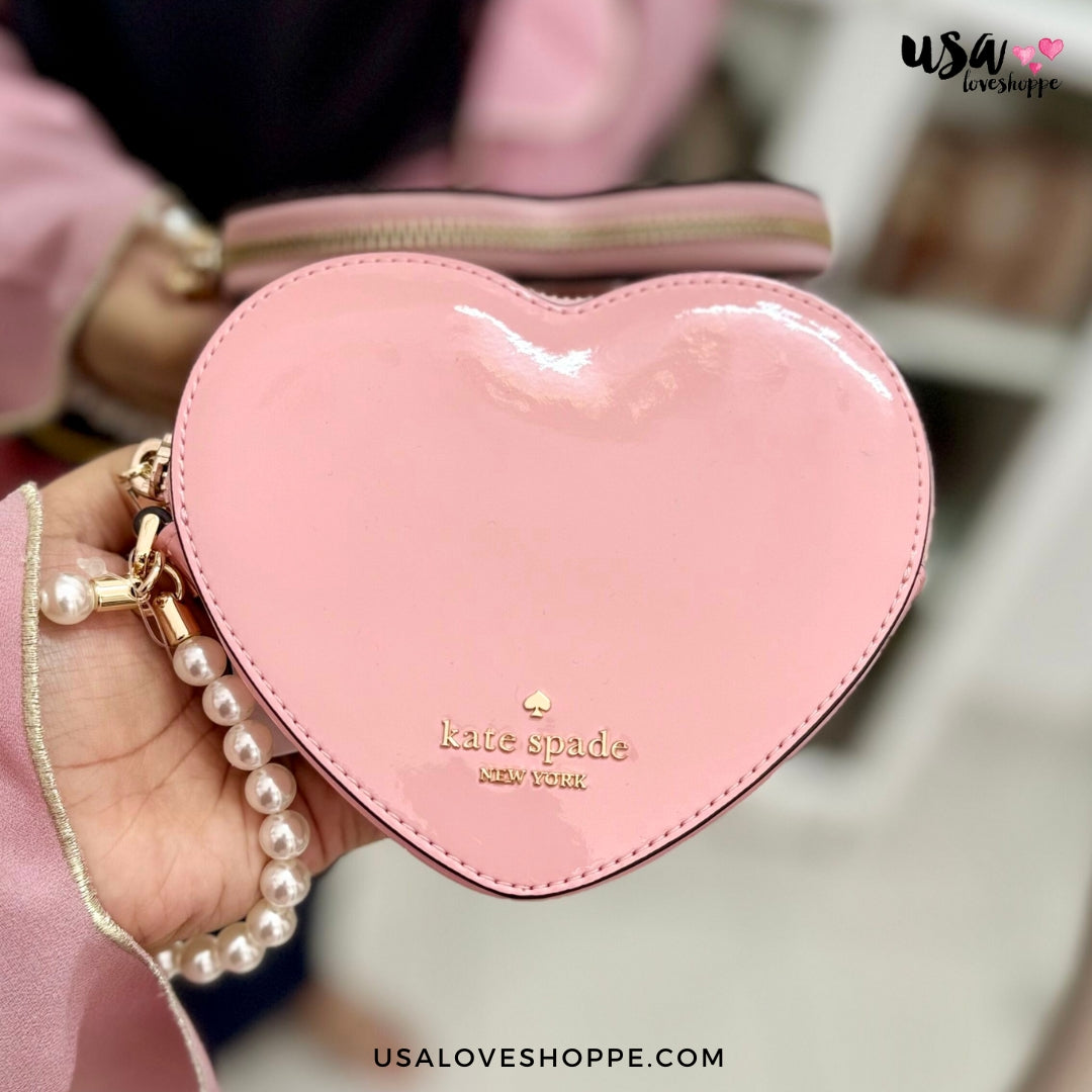 Discover the Captivating Kate Spade Love Shack 3D Heart Wristlet – A Treasured Find at USALoveShoppe