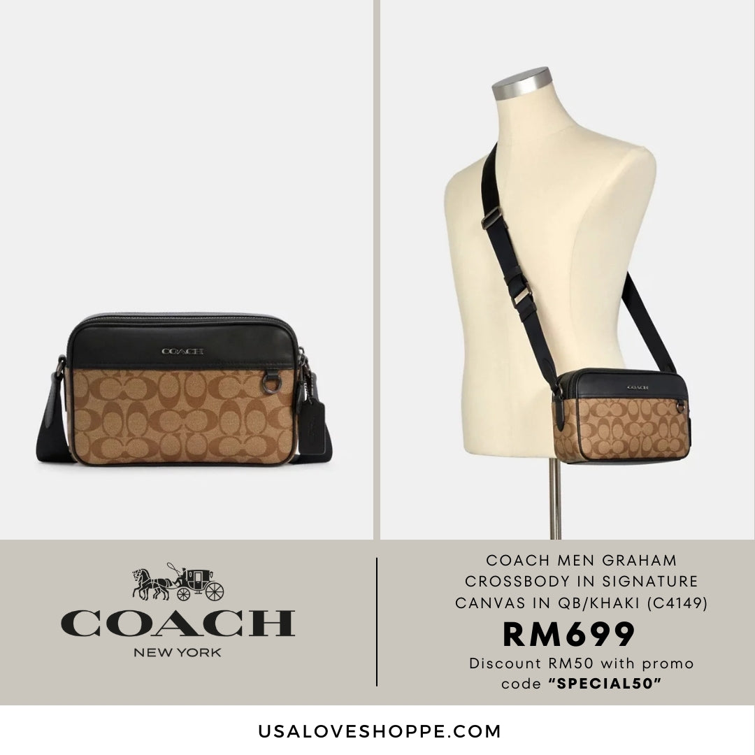 Unveiling the Coach Men's Graham Crossbody in Signature Canvas: A Steal Deal from Your Personal Shopper