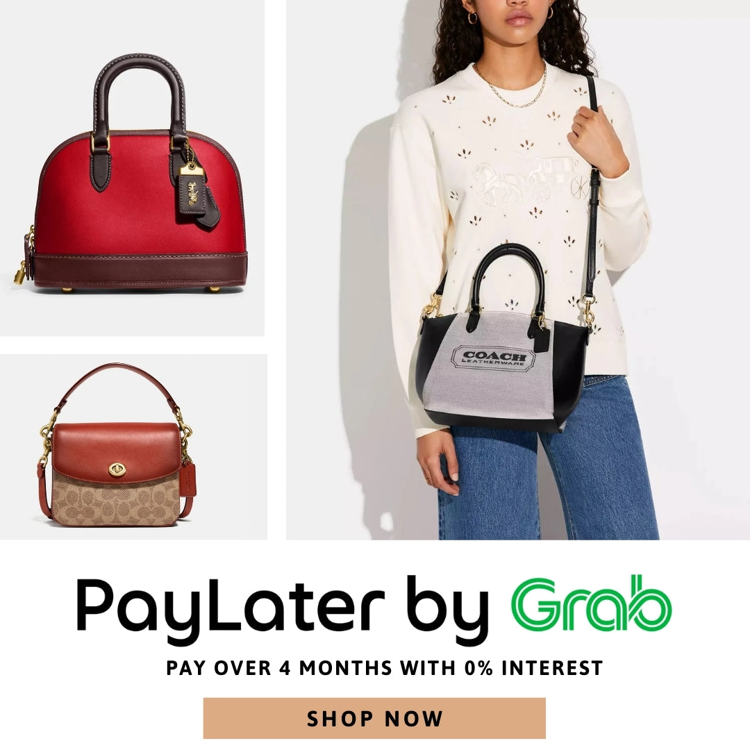 Experience Luxury Effortlessly with Pay Later by Grab: Spotlight on the Coach Revel Bag in Red