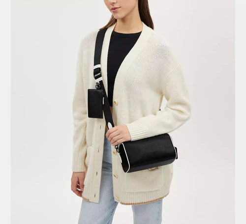 Extensible Coach Discover the Sleek Sophistication of the Coach Axel Crossbody in Black