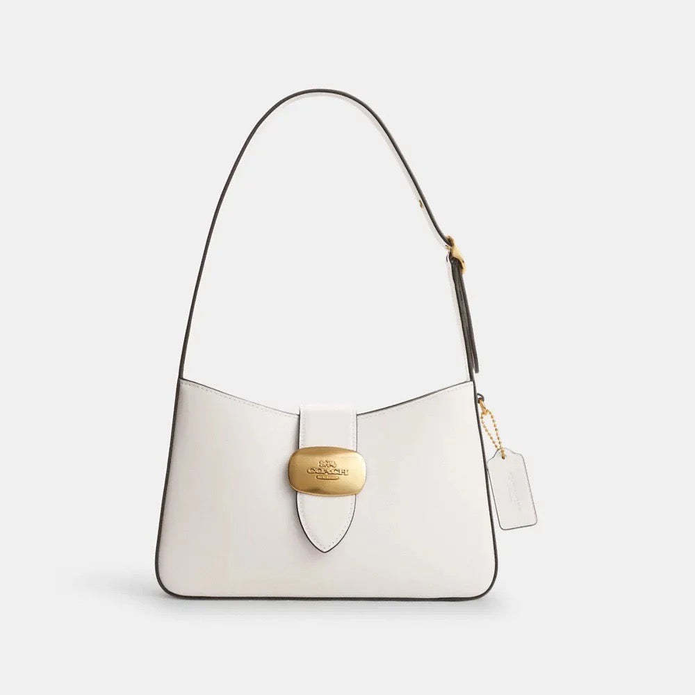 Elevate Your Style with the COACH Eliza Shoulder Bag in Chalk