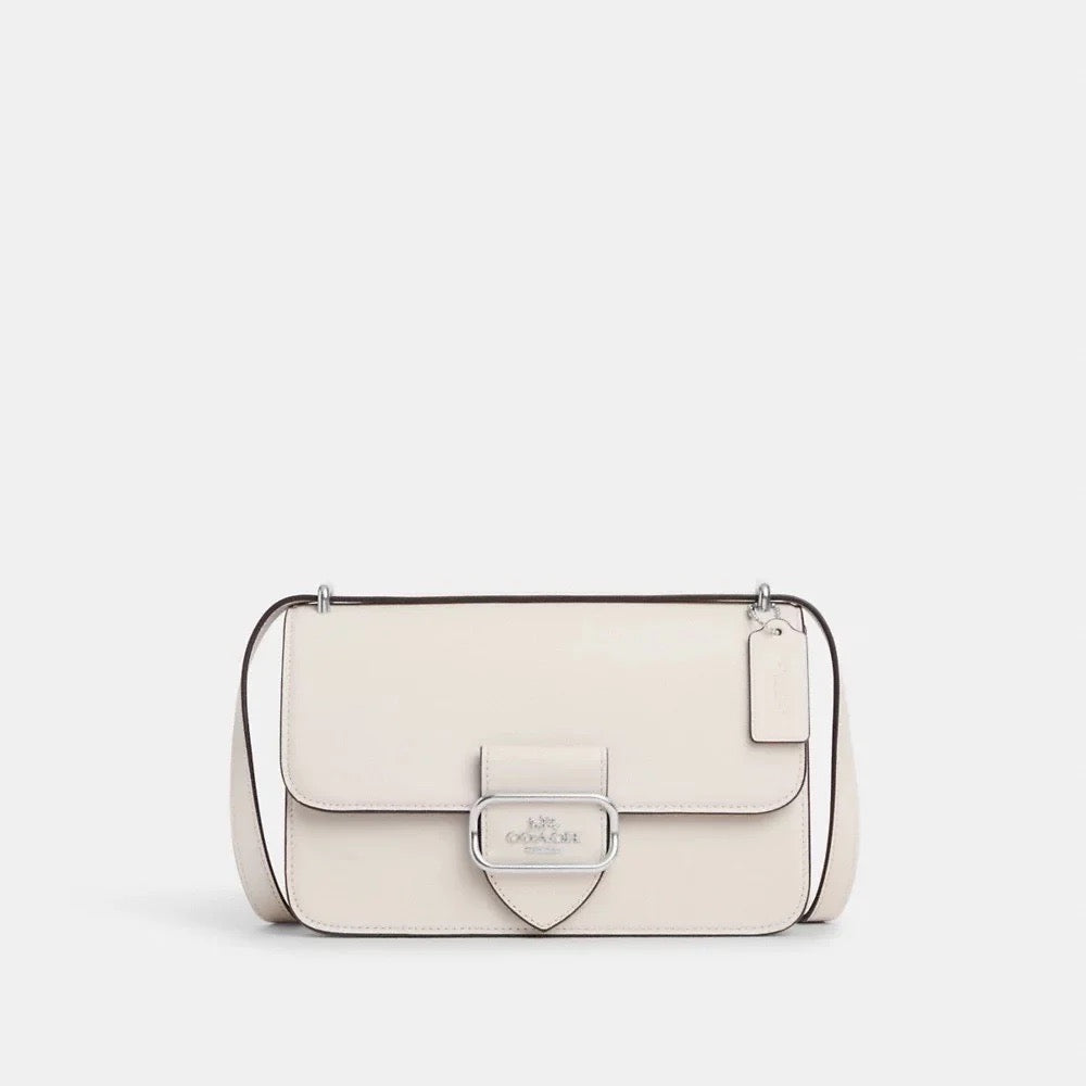 Elevate Your Style with the Coach Large Morgan Square Crossbody in Chalk (CM090)