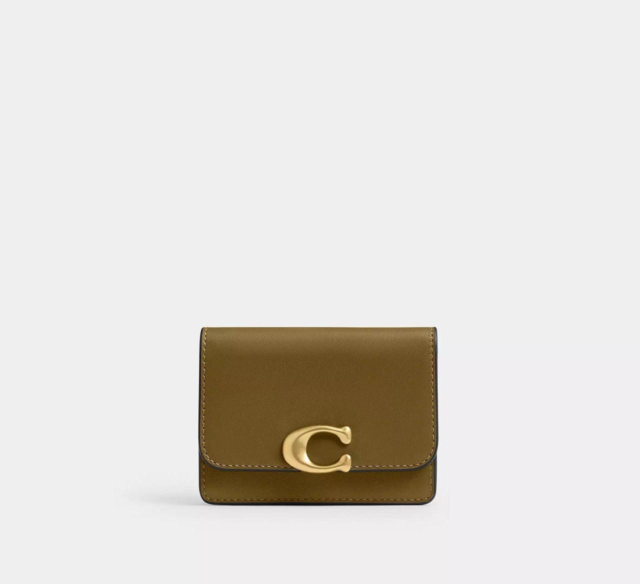 Coach Bandit Card Case in Muted Olive (CH825): The Little Luxury Essential Your Bag Has Been Waiting For