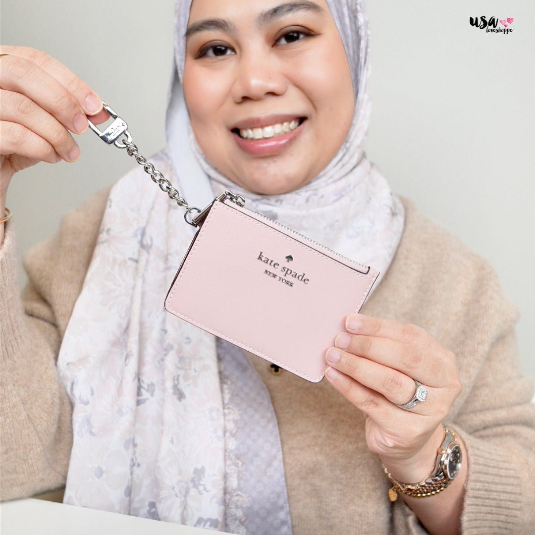 Kate Spade Key Ring Card Holder in Tutu Pink (KN868)