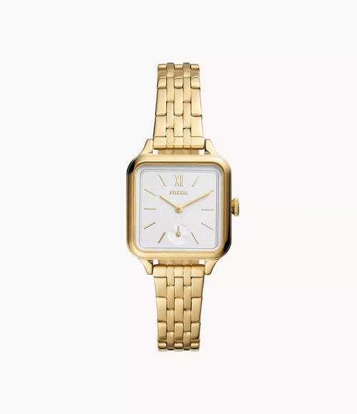 Discover Elegance with the Fossil Colleen Three-Hand Gold-Tone Stainless Steel Watch – Available Now at USALOVESHOPPE