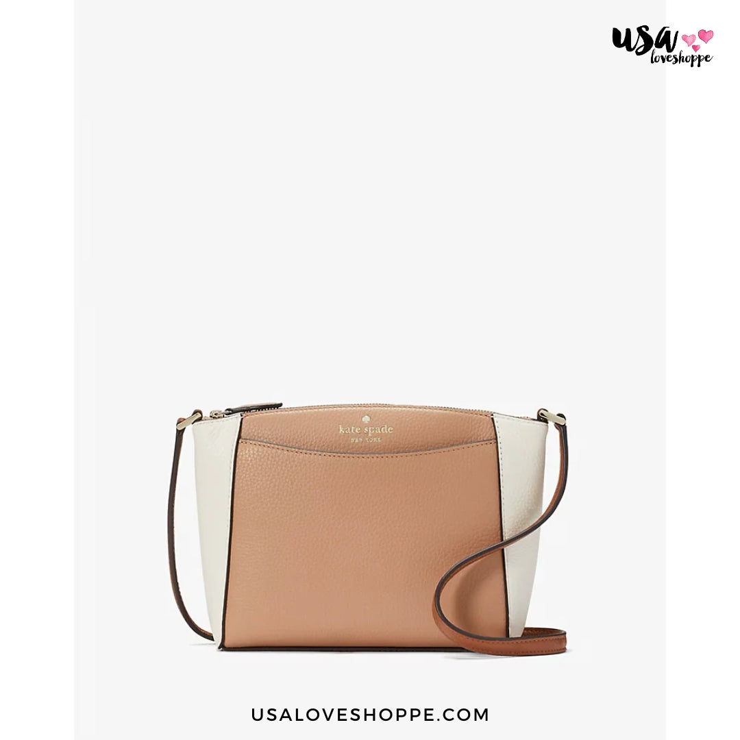 Discover the Charm of Kate Spade Monica Crossbody in Light Fawn: Exquisite Style at an Unbeatable Price!