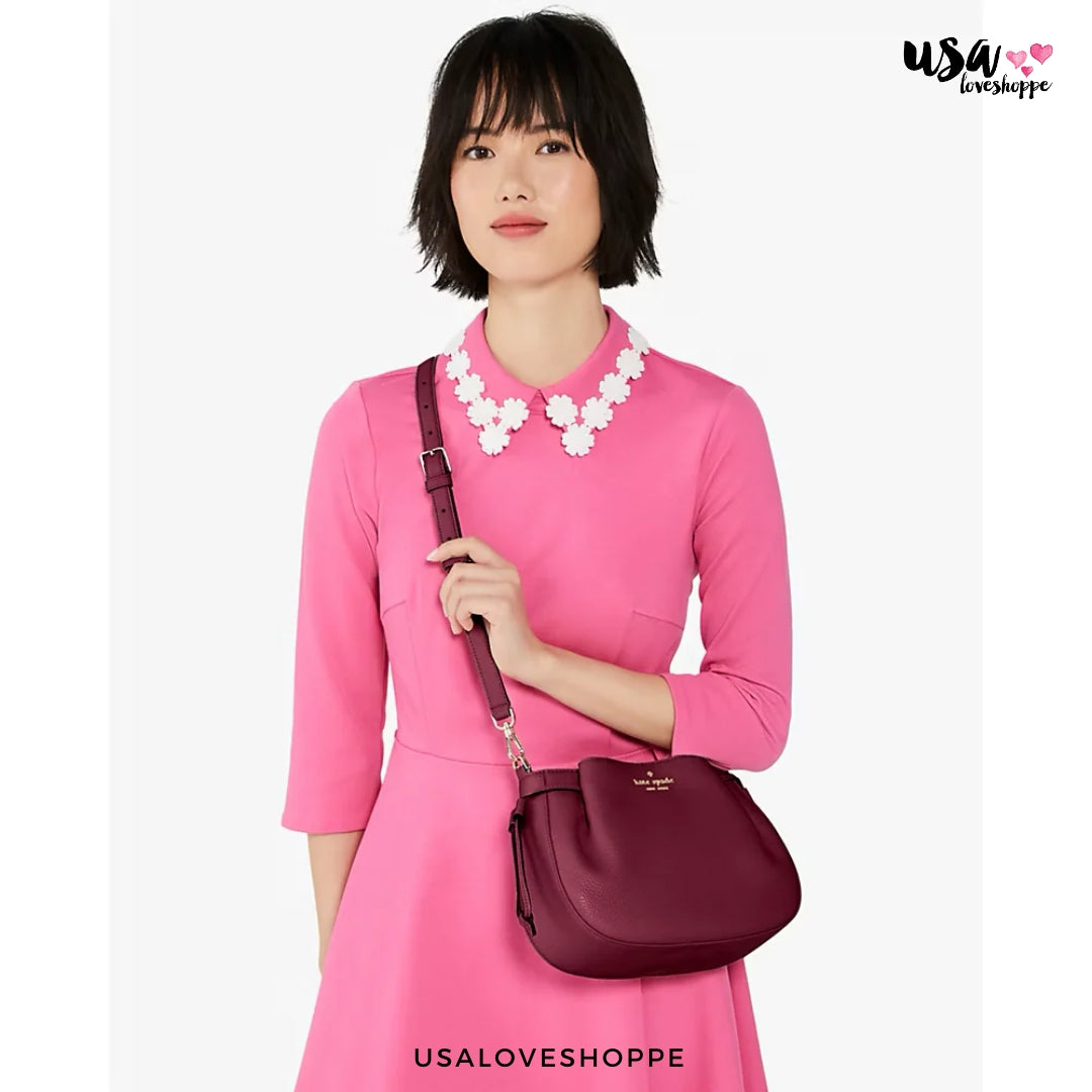 Discover the Exquisite Kate Spade Dumpling Crossbody in Blackberry – Arriving End of October 2024!