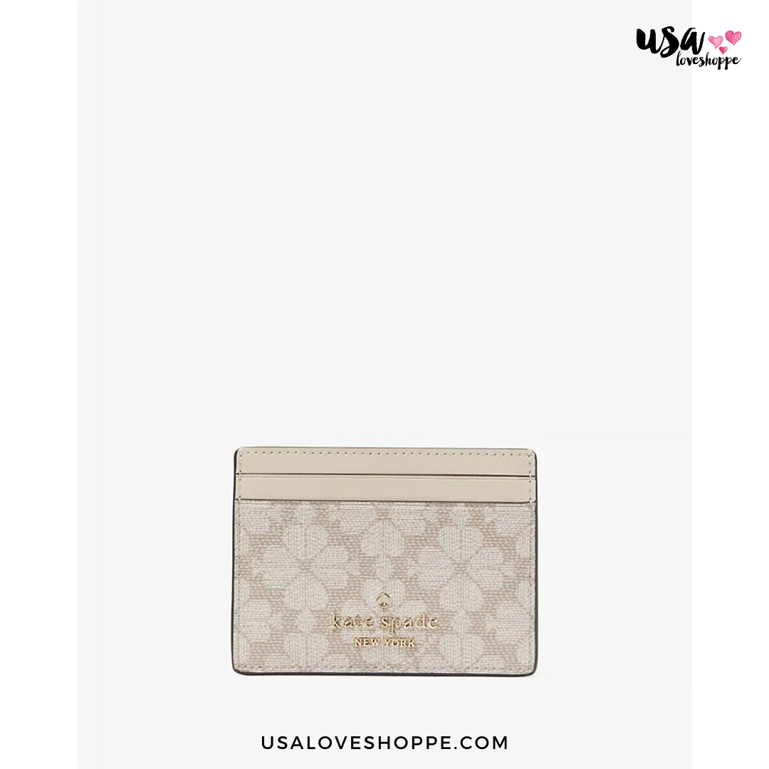 The Quintessential Companion: Kate Spade Signature Spade Flower Card Holder