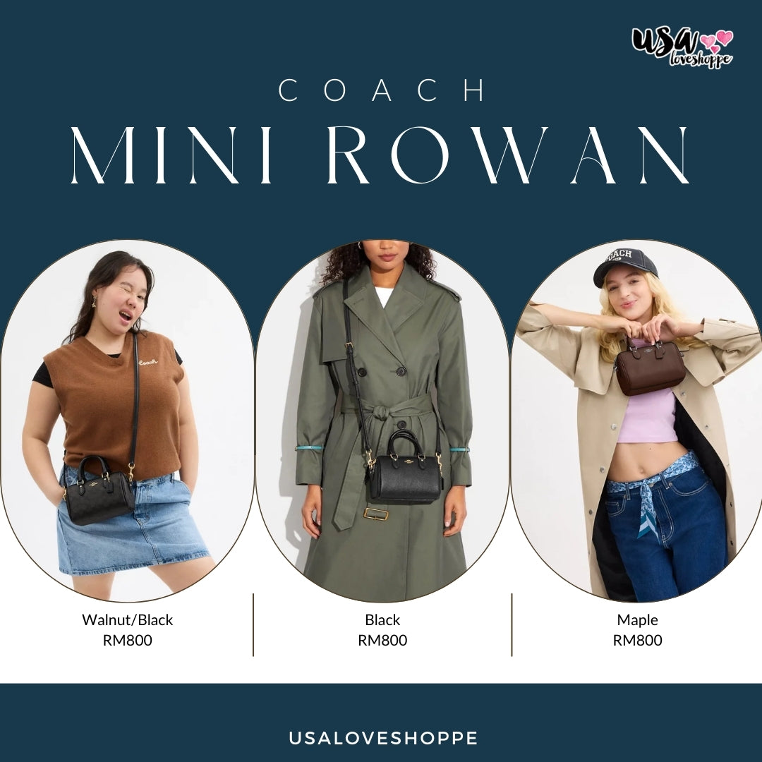 Discover the Delightful Array of Coach Mini Rowan Crossbodies at USA Love Shoppe