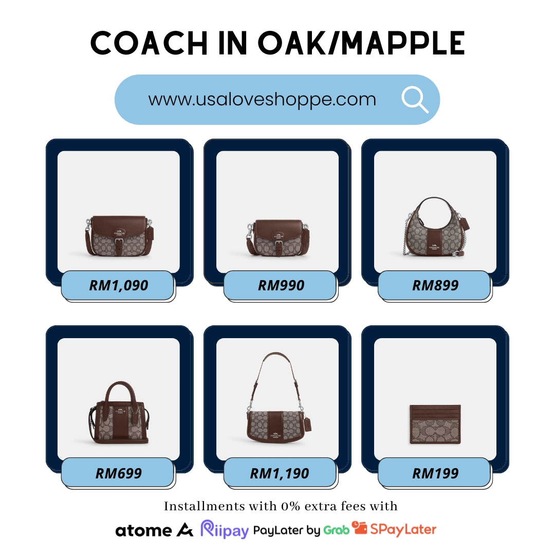 Discover the Elegance of Oak/Maple: COACH's Latest Color Obsession! 🍁✨