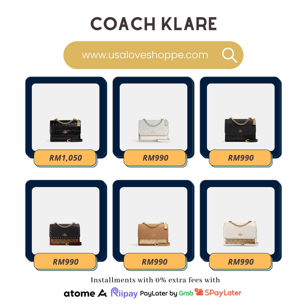 Discover Affordable Luxury with Coach Klare Crossbody Collection at USA Love Shoppe