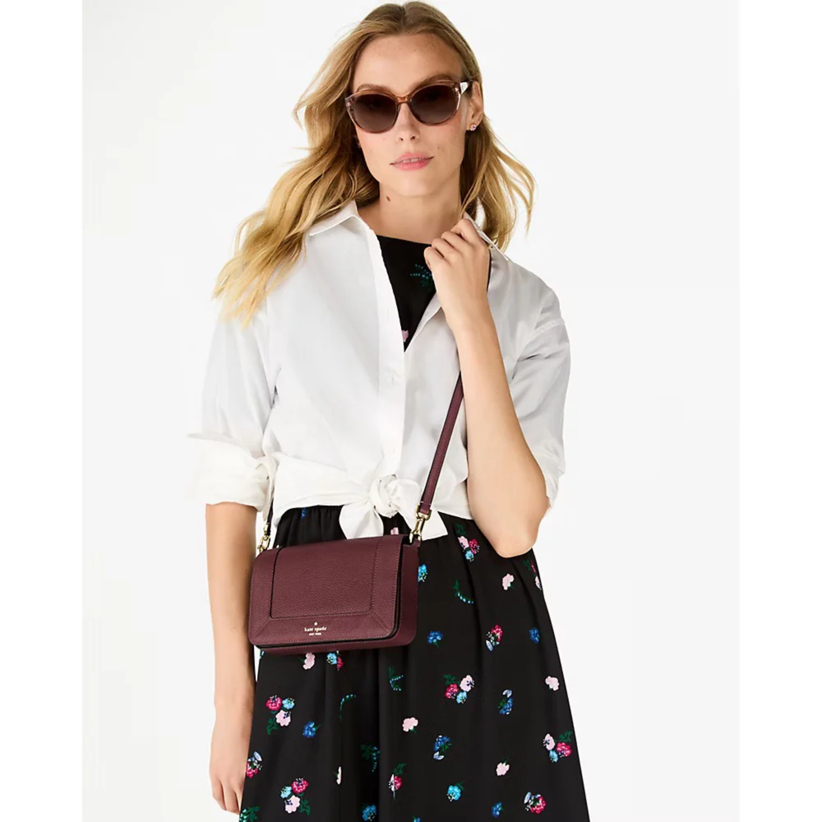 Discover the Must-Have Kate Spade Lena Mini Crossbody in Cherrywood