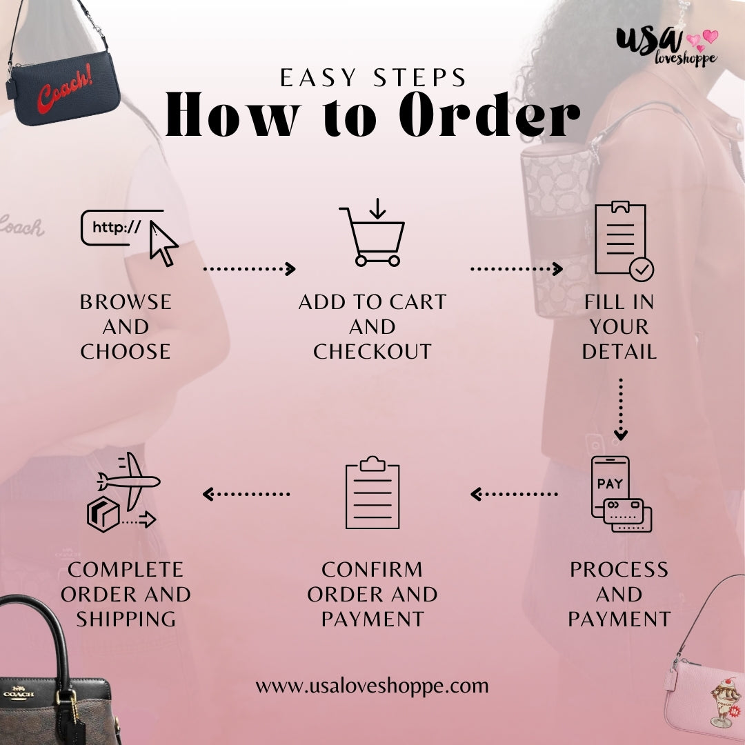 Discover the Ease of Shopping at USALoveShoppe.com: Your Step-by-Step Guide to Ordering Luxury Goods