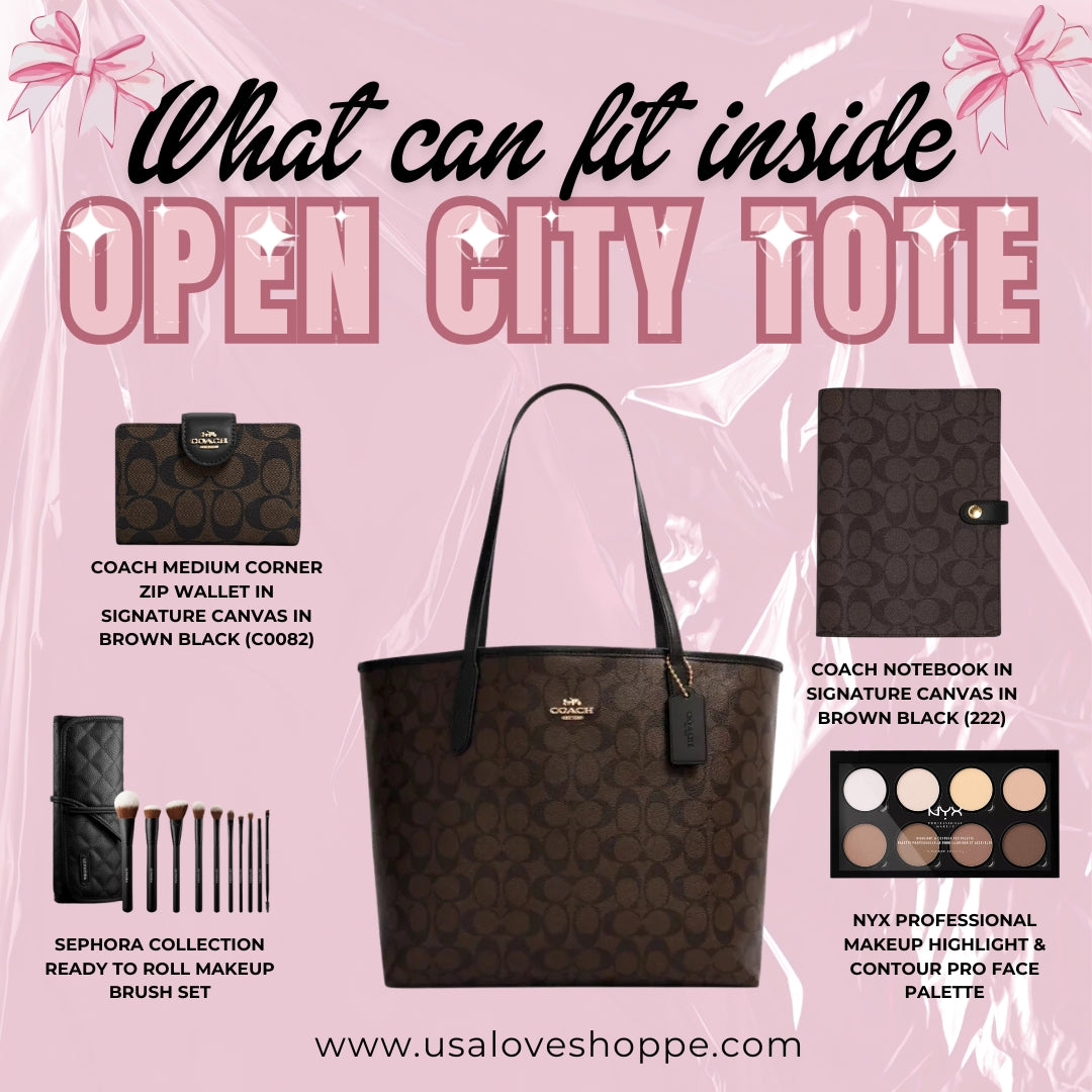The Signature Style You've Been Craving – Coach Open City Tote in Brow