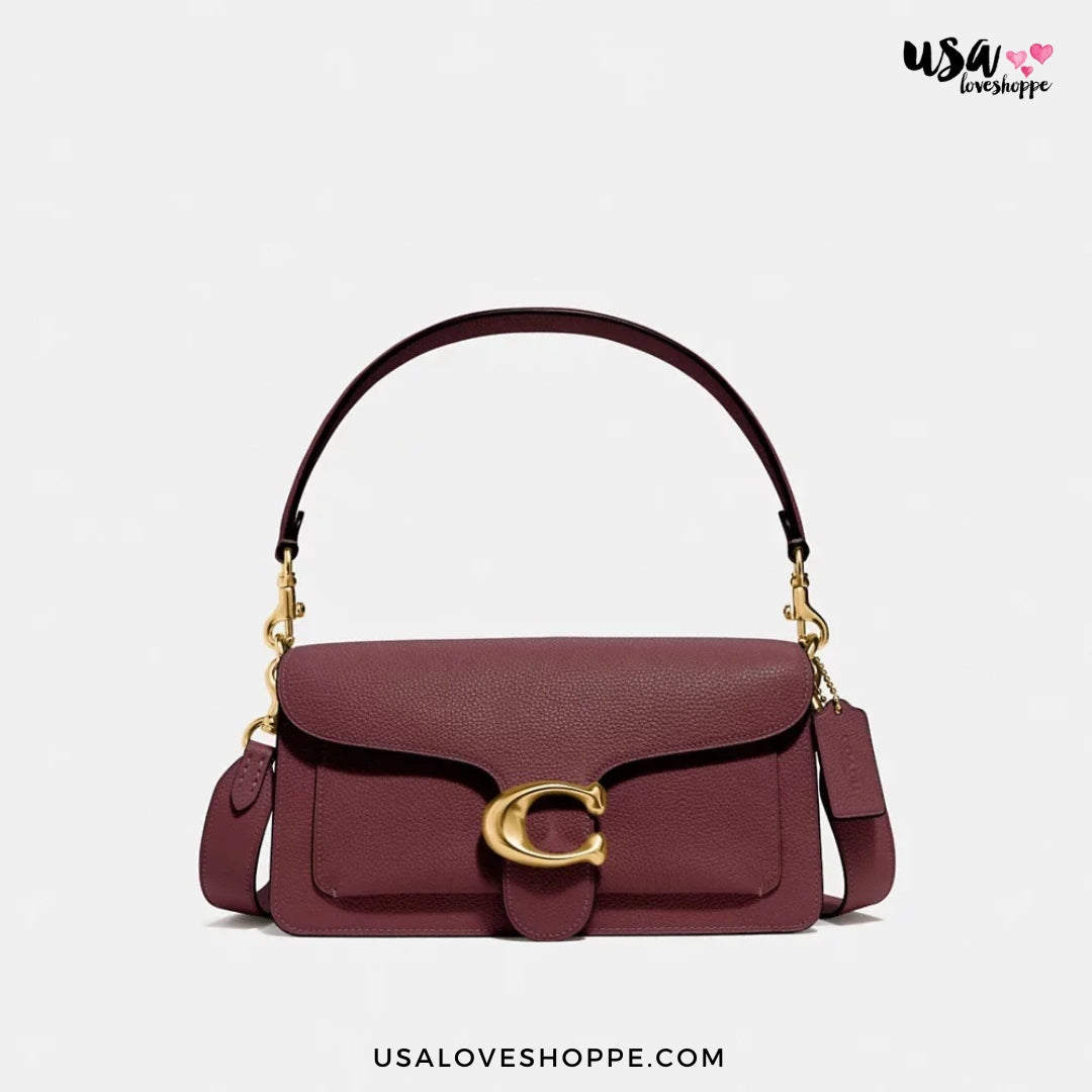 Unveiling the Timeless Elegance: COACH Tabby Shoulder Bag 26 in Wine