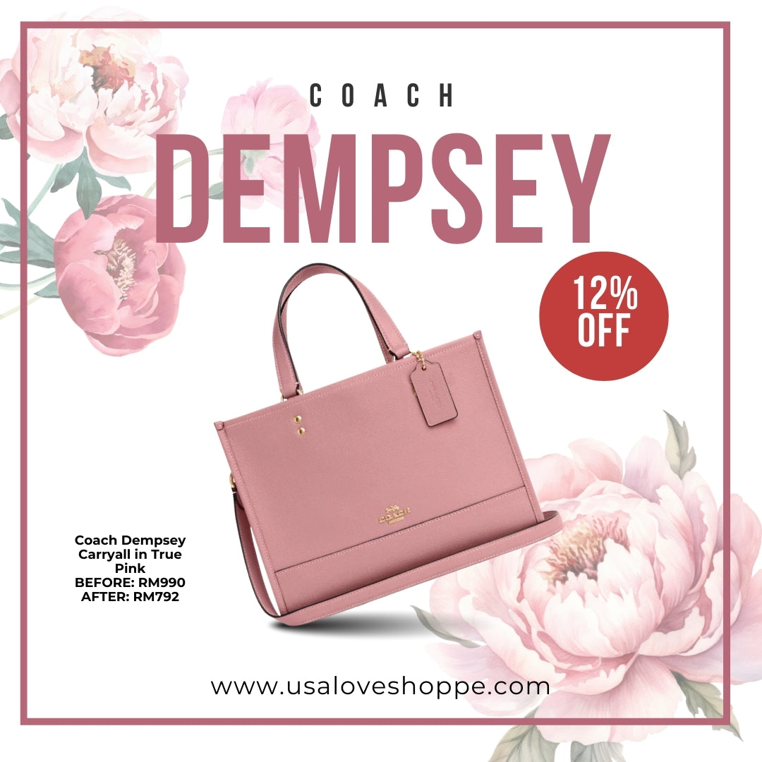 Grab The Deal: Coach Dempsey Carryall in True Pink at an Unbeatable Price!