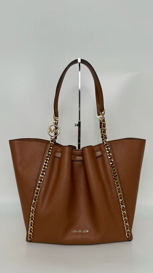 Discover Elegance: The Michael Kors Mina Large Belted Shoulder Bag - A Gem at USA Love Shoppe