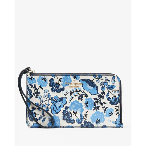 Discover the Charm of Kate Spade Lucy Vase Floral Medium L Zip Wristlet