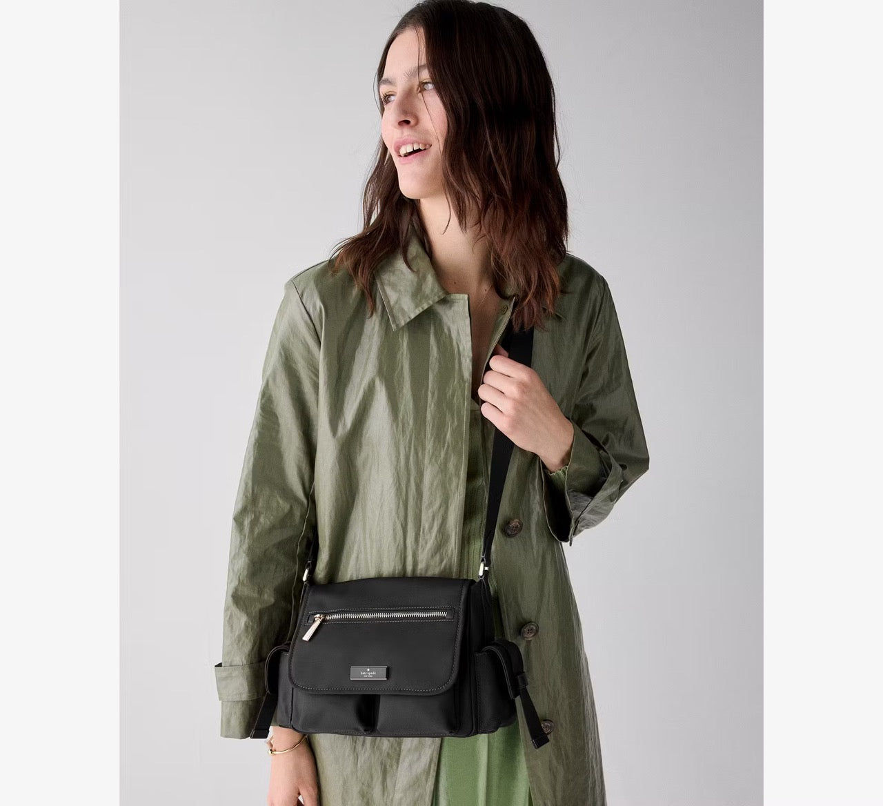 Kate Spade Carter KNYL Cargo Messenger Bag in Hot Fudge (KN672): The Cool-Girl Everyday Bag With So Many Pockets