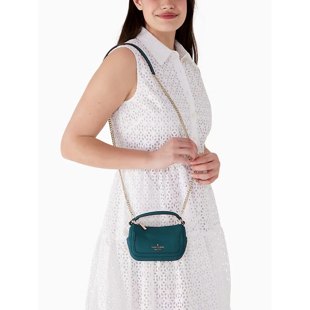 Elevate Your Style with the Kate Spade Smoosh Pebbled Leather Micro Crossbody