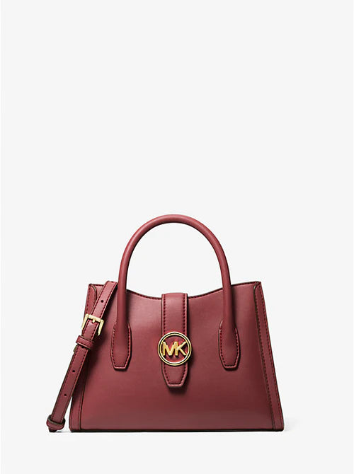 Upgrade Your Style with the Michael Kors Gabby Small Satchel in Dark Cherry