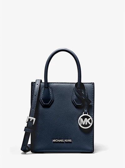 Elevate Your Style with the Authentic Michael Kors Mercer XS Crossbody in Navy