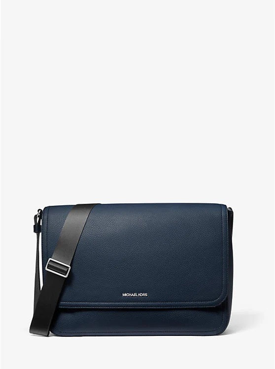 Step into Sophistication with the Michael Kors Cooper Messenger Bag in Navy