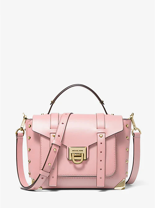 Elevate Your Style with the Michael Kors Manhattan Medium Satchel in Powder Blush