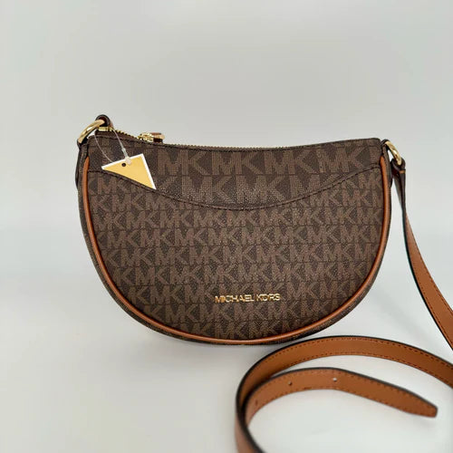 Elevate Your Elegance with Michael Kors Dover Small Half Moon Crossbody