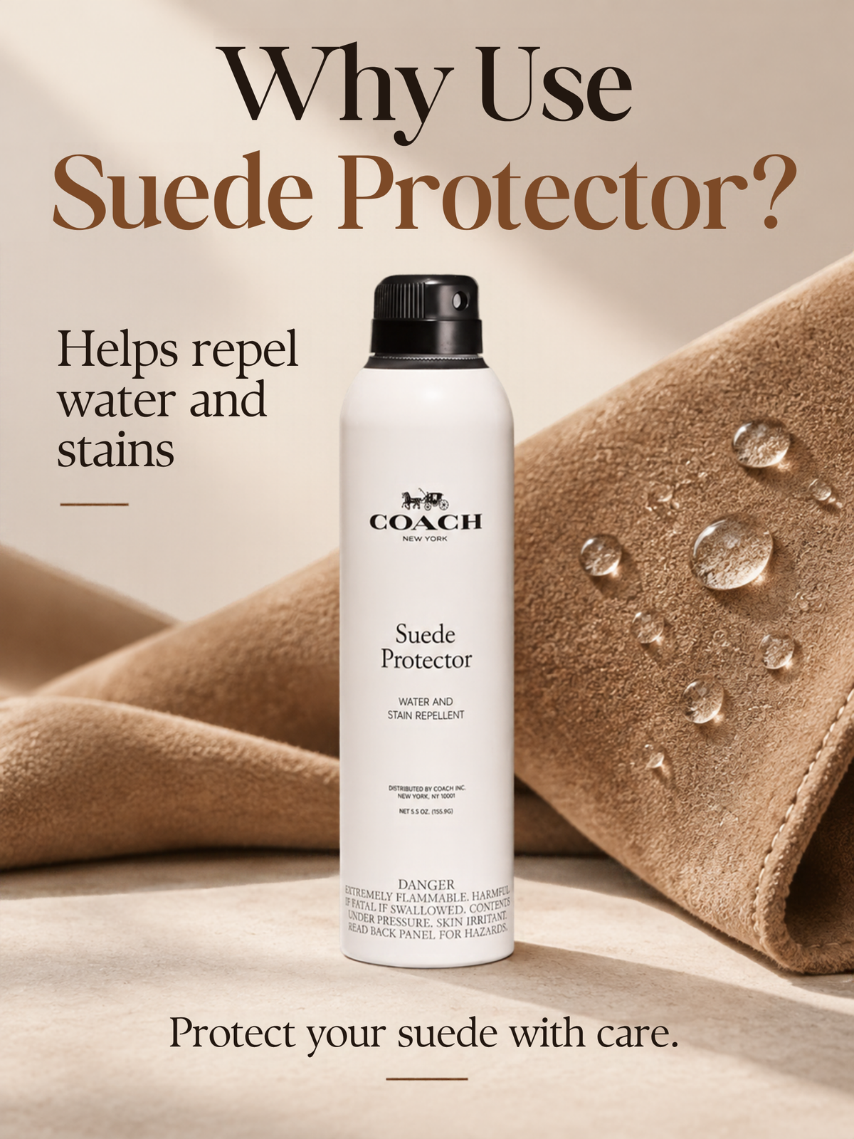 Why Use Suede Protector? How to Protect Your Coach Suede Handbag From Water & Stains