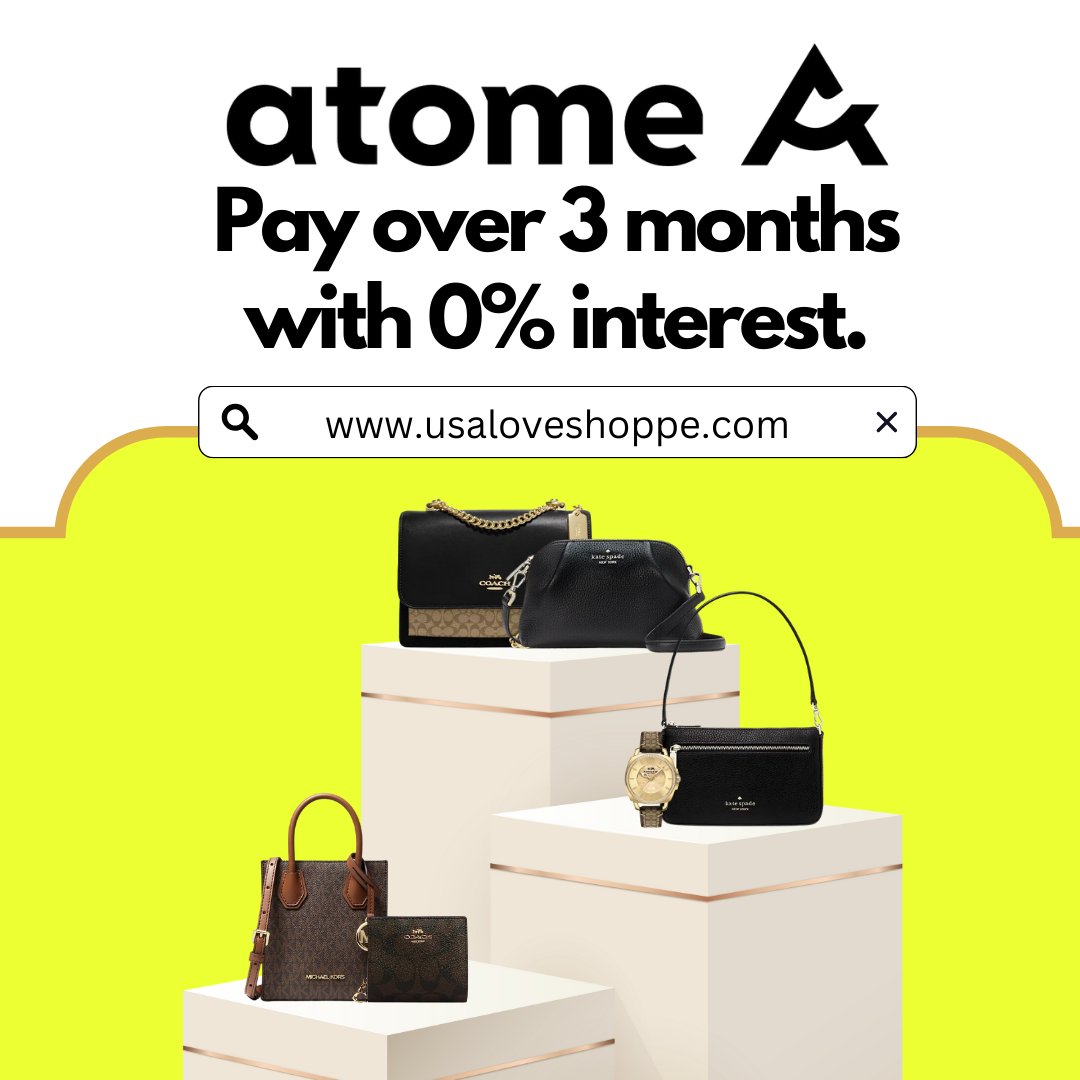 Unlock High-Fashion Deals with Atome Pay Later and USA Loveshoppe: Shop Designer Brands Without Breaking the Bank!