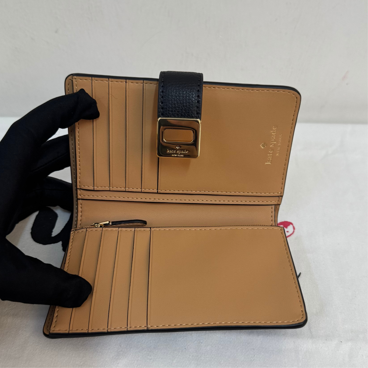 [AUCTION]Kate Spade Phoebe Medium Wallet in Black (KF534)-2
