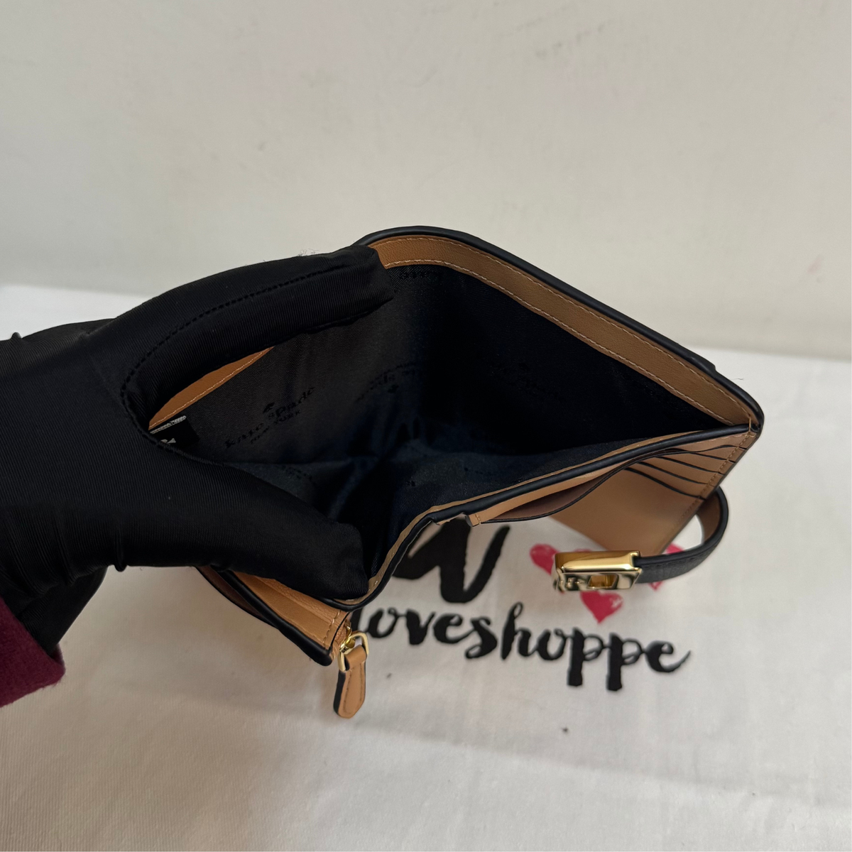 [AUCTION]Kate Spade Phoebe Medium Wallet in Black (KF534)-2