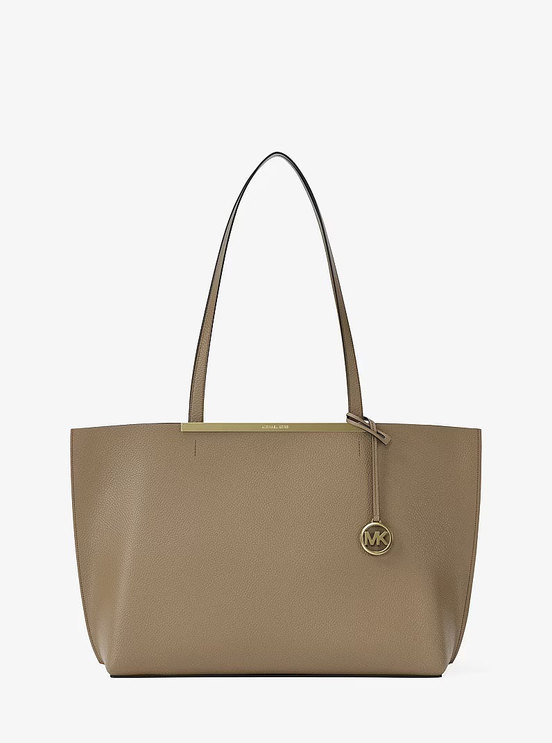 [READY STOCK MY] Michael Kors Evelyn Large East West TZ Tote in Husk (30F5GQ9T9U)