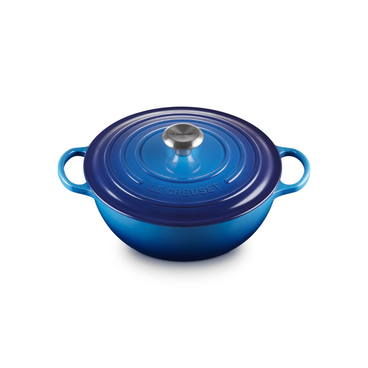 [READY STOCK MY] Le Creuset signature sauteuse oven 4.5 qt Lapis