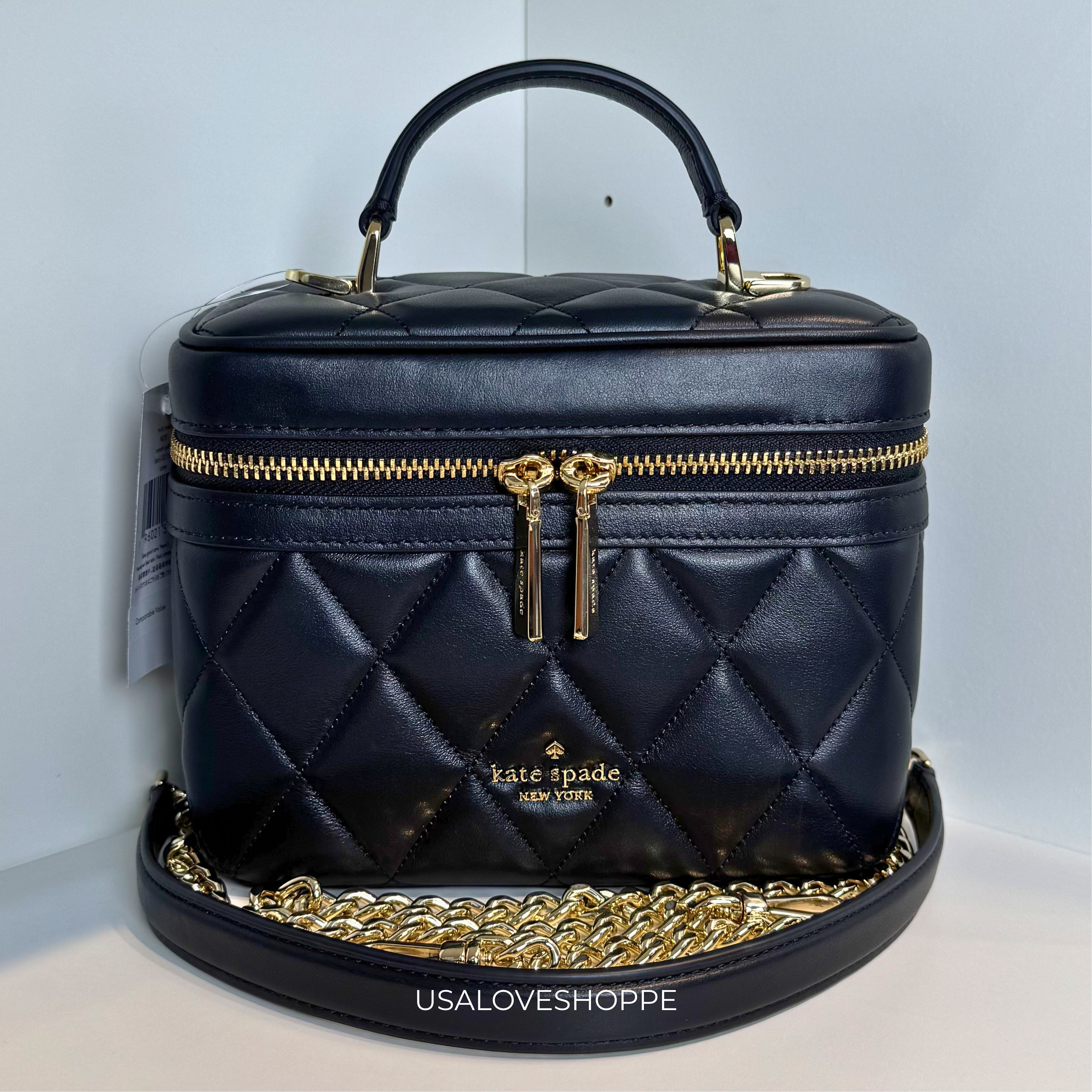 [WEB EXCLUSIVE][READY STOCK MY] Kate Spade Carey Trunk Crossbody in Black (KK581)