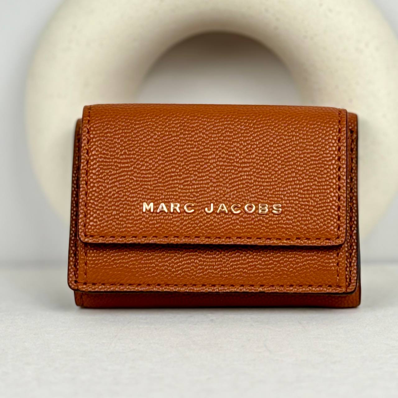 (CLEARANCE) MJ Leather Trifold Wallet in Smoked Almond (M0016994-240)