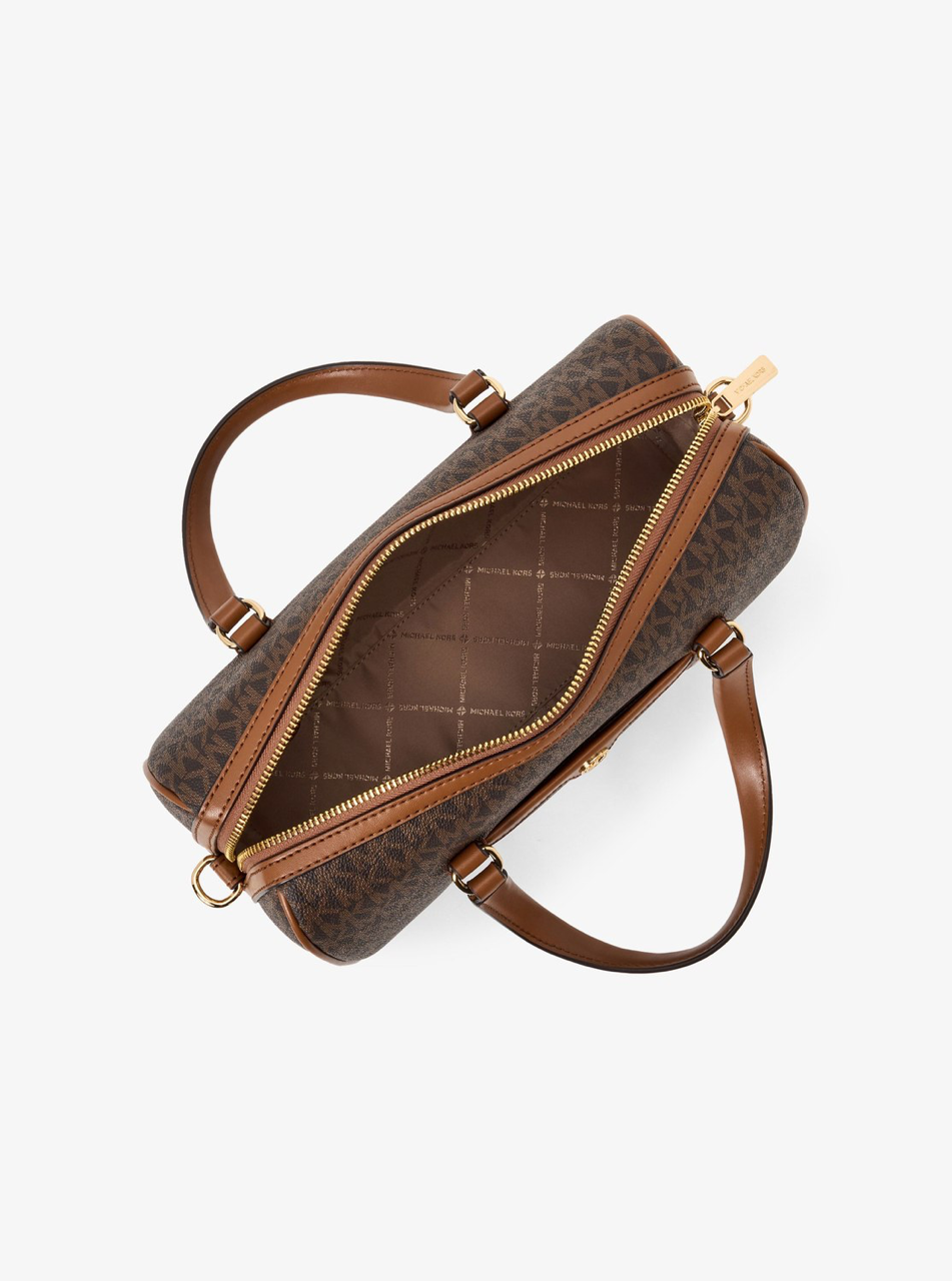 [INCOMING ETA 30 DAYS] Michael Kors Travel Medium Duffle Satchel in Signature Brown (35S4GTFS6B)