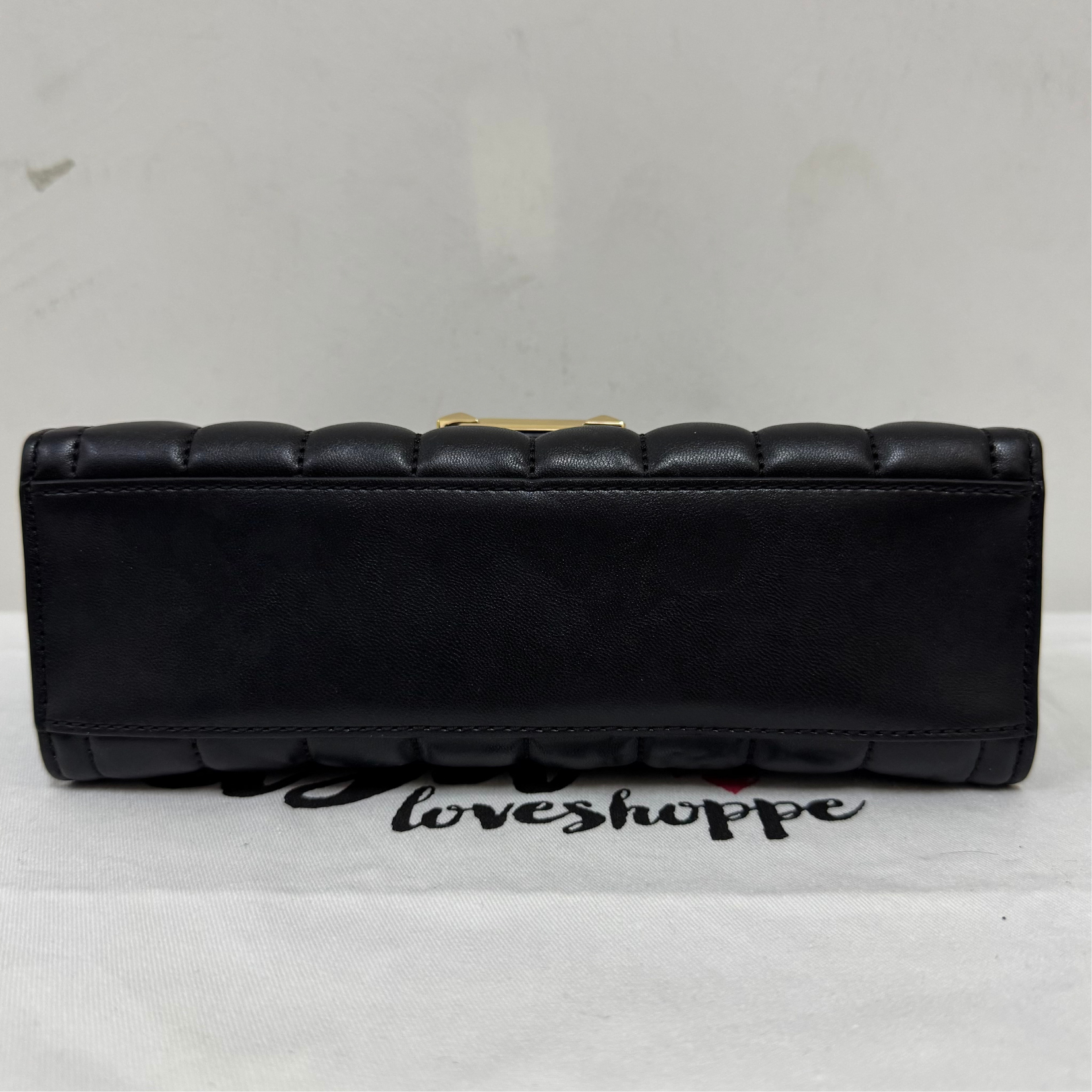 [AUCTION][READY STOCK MY] Michael Kors Whitney Medium Flap Chain Shoulder Bag in Black (GHW) (35R4GWHL6U)