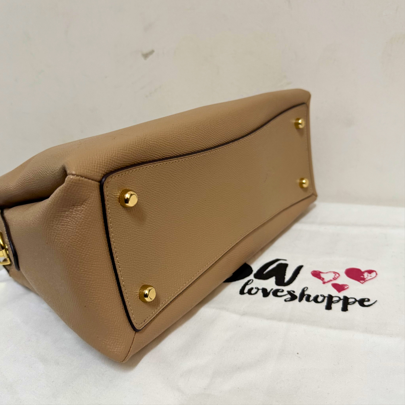 [AUCTION][READY STOCK MY] Coach Lillie Carryall in Taupe (91493)