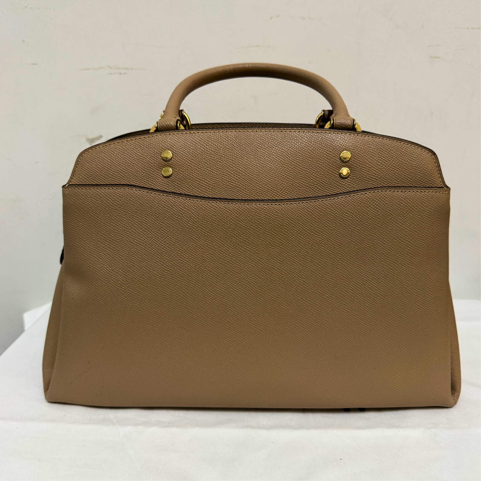 [AUCTION][READY STOCK MY] Coach Lillie Carryall in Taupe (91493)