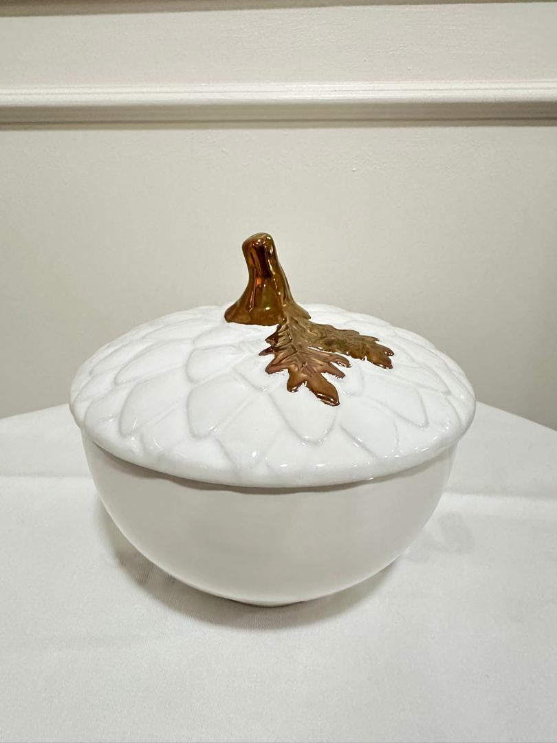 [READY STOCK MY] Martha Stewart Harvest Acorn Soup Bowl with Lid