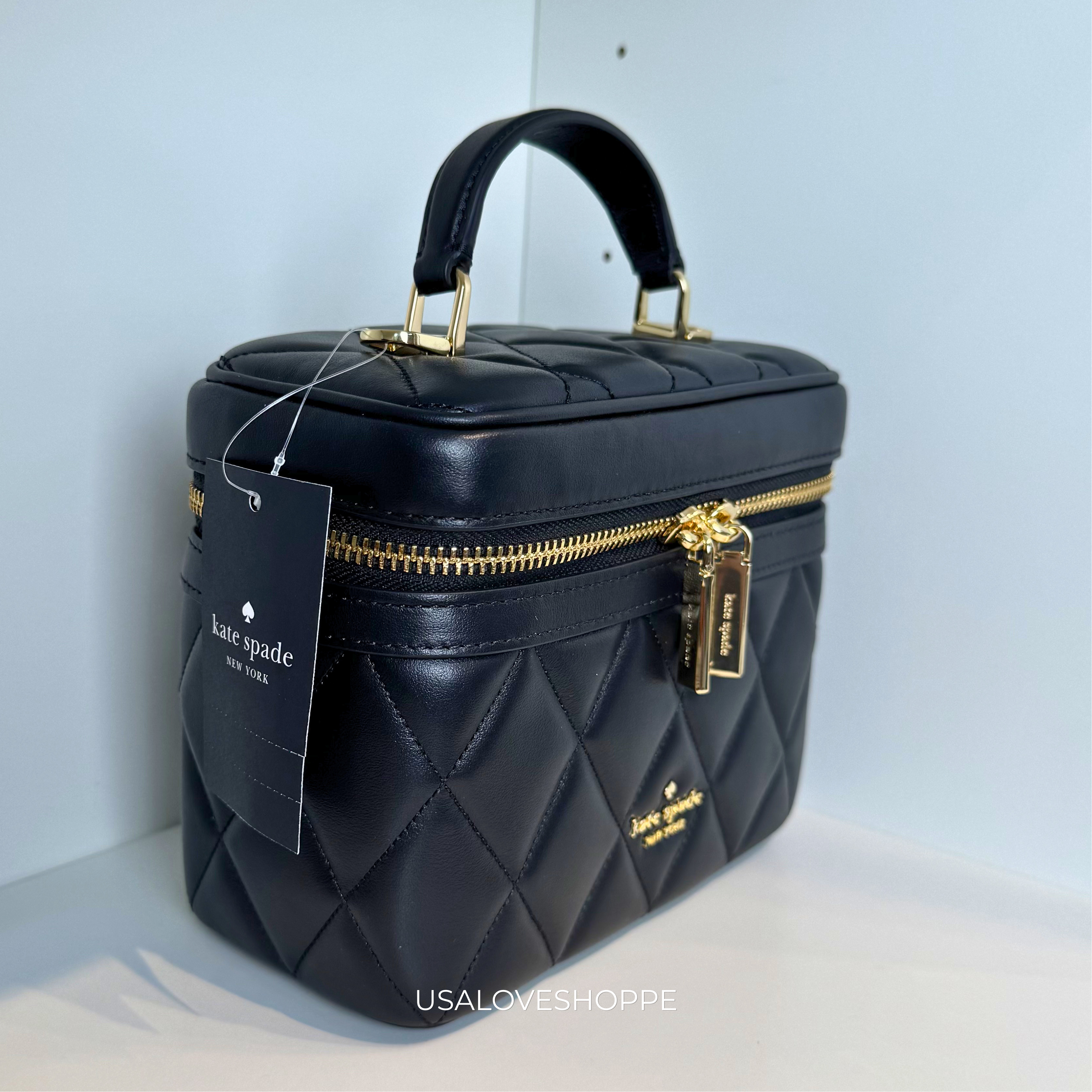 [WEB EXCLUSIVE][READY STOCK MY] Kate Spade Carey Trunk Crossbody in Black (KK581)
