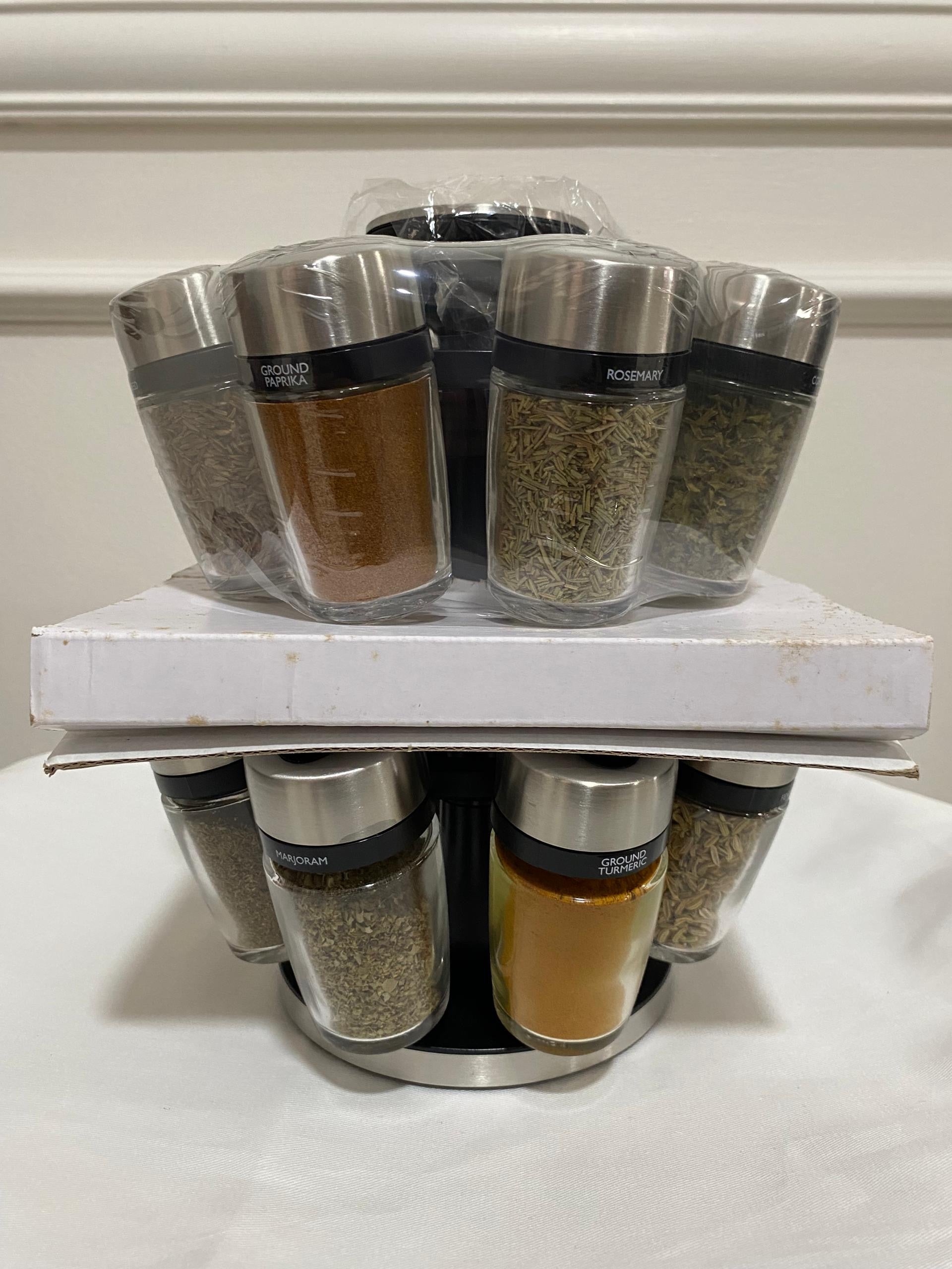 [READY STOCK MY] Cole & Mason Cambridge 16-Jar Herb & Spice Carousel