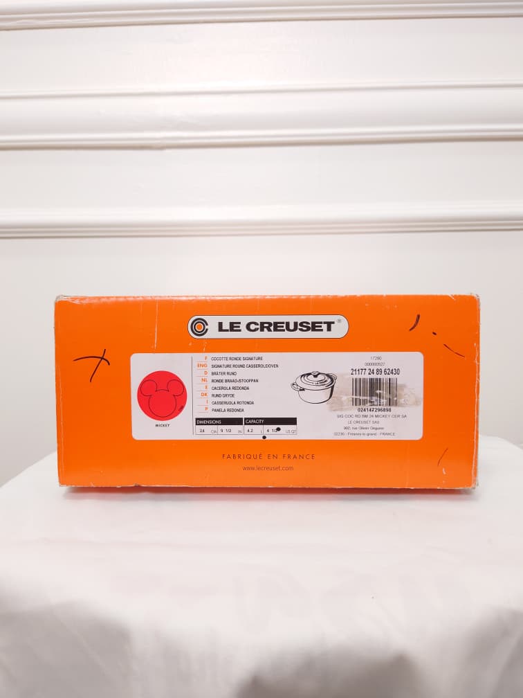 [READY STOCK MY] LE CREUSET DISNEY MICKEY MOUSE DUTCH OVEN 4.5 QT