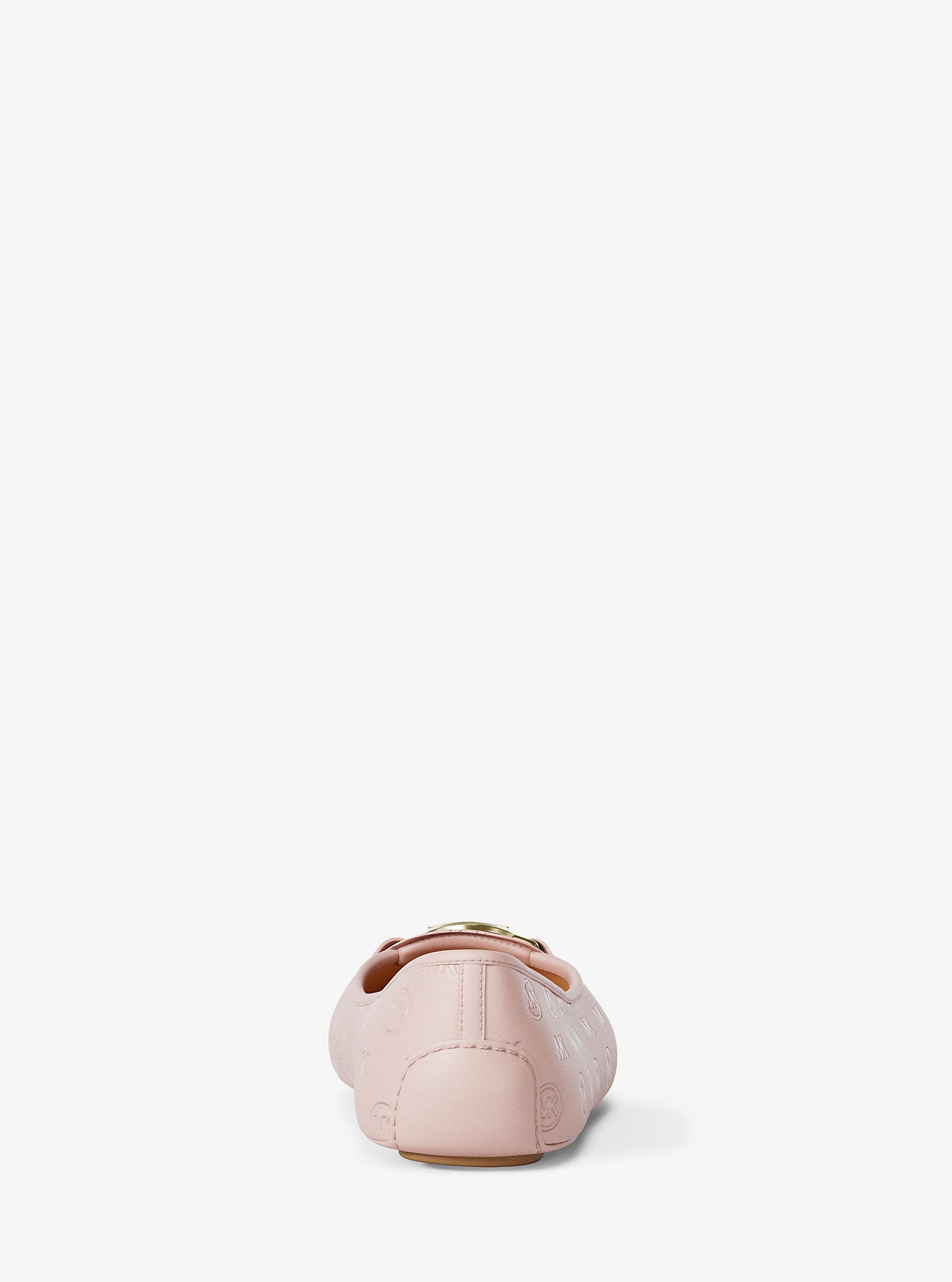 [READY STOCK MY] Michael Kors Fulton Logo Debossed Moccasin in Powder Blush (FK)(49R6FUFR4L)
