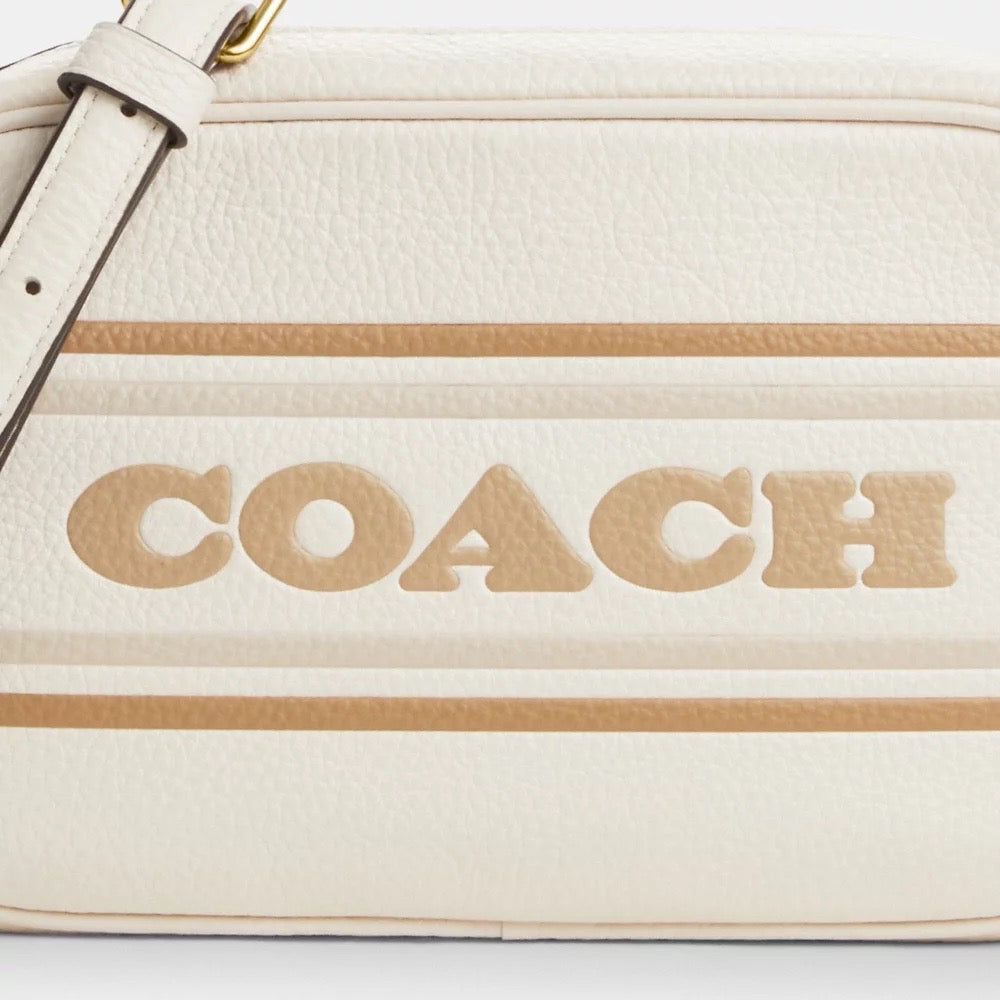 Coach Mini Jamie Camera Bag With Stripe in Chalk Multi (CQ876)
