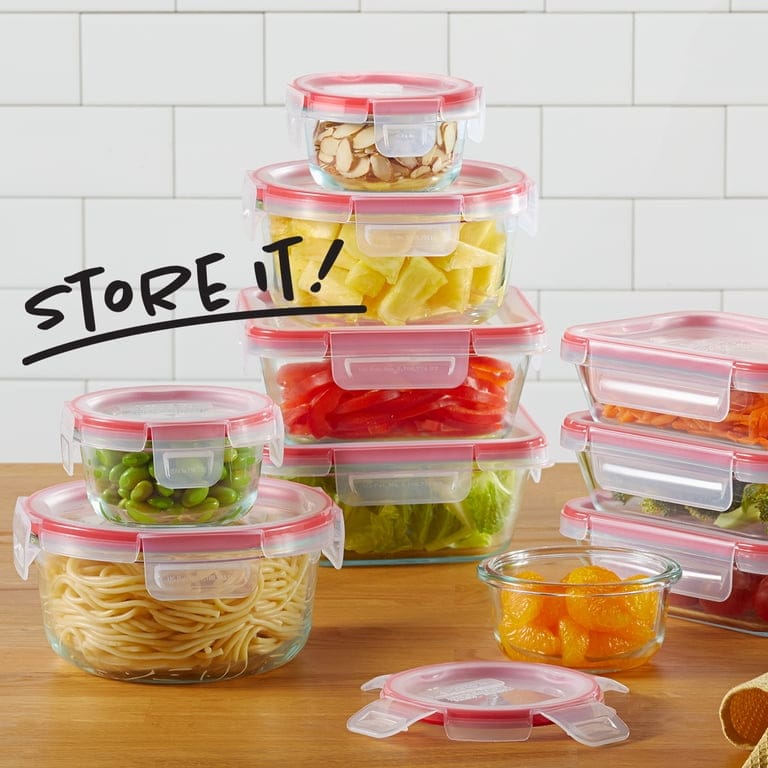 [READY STOCK MY] PYREX FRESHLOCK 10 PCS GLASS STORAGE SET
